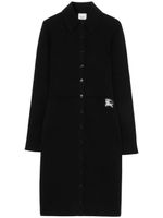 Burberry robe en maille à motif Equestrian Knight - Noir - thumbnail