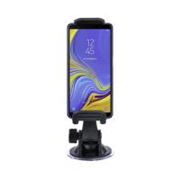 Shop4 - Samsung Galaxy A7 (2018) Autohouder Verstelbare Dashboardhouder Zwart