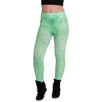 Denim Legging Neon Groen