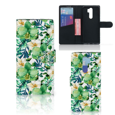Xiaomi Note 8 Pro Hoesje Orchidee Groen