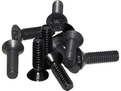 Hammond Electronics 1550MS100BK Reserveschroef Staal Zwart 100 stuk(s)