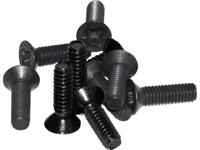 Hammond Electronics 1550MS100BK Reserveschroef Staal Zwart 100 stuk(s)