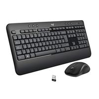 Logitech MK540 Geavanceerde Draadloze Toetsenbord- en Muiscombinatie voor Windows, 2,4 GHz Unifying USB-Ontvanger, Multimediasneltoetsen, Batterijduur van 3 Jaar, PC, Laptop, Belgisch AZERTY - Zwart