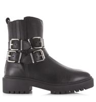 Remix Boots 13826 Zwart Leer Biker boots Dames - thumbnail