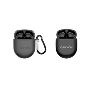 Canyon CNS-TWS6B hoofdtelefoon/headset True Wireless Stereo (TWS) In-ear Gesprekken/Muziek/Sport/Elke dag Bluetooth Zwart