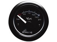 Wema Oliedruk Meter Zwart 10bar 10bar
