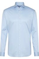 van Laack Meisterwerk Tailor Fit Jersey shirt lichtblauw, Effen