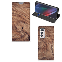 OPPO Find X3 Neo Book Wallet Case Tree Trunk