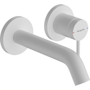 Hansgrohe Tecturis Wastafelkraan Inbouw - mengkraan - rond - eengreeps - 16.5cm uitloop - mat wit 73350700