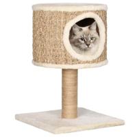 Bussandri Exclusive - Kattenmeubel met huis en krabpaal 52 cm zeegras