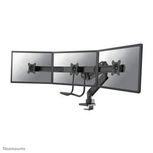 Neomounts NM-D775DX3BLACK Monitor-tafelbeugel 3-voudig 43,2 cm (17) - 61 cm (24) Zwart Zwenkbaar, Roteerbaar, Kantelbaar