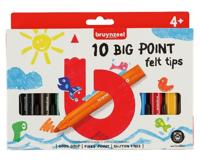 Bruynzeel viltstiften Big Point 10 stuks