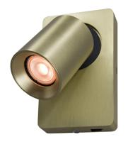 Artdelight Wandlamp Megano goud WL MEGANO1-S MG - thumbnail