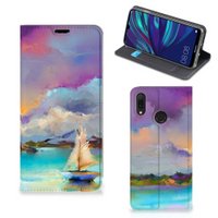 Bookcase Huawei Y7 hoesje Y7 Pro (2019) Boat - thumbnail