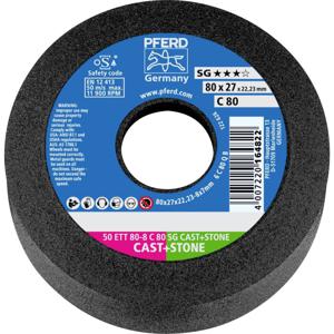 PFERD 63588122 Schuurpan 50 ETT 80-8 C 80 SG CAST+STONE Diameter: 80 mm 5 stuk(s)