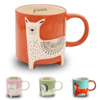 Winkee - Schattige Animal Koffiemok Lama Lenny I De schattige lama mok I XXL mok ca. 500 ml I Schattige koffiemok