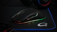 QPAD DX80 Gaming-muis USB Optisch Zwart, RGB 7 Toetsen 1000 dpi, 1600 dpi, 2400 dpi, 3200 dpi, 5000 dpi, 8000 dpi Verlicht - thumbnail