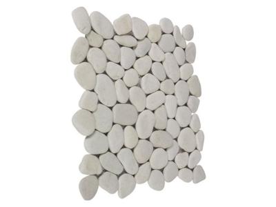 Pebble Mozaïek Pebble Stone Wit 30x30 cm | PEB-W