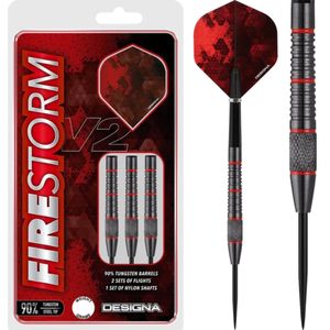 Designa Firestorm V2 Knurled Zwart - Gram : 25