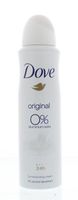 Dove Deodorant spray original 0% (150 ml) - thumbnail