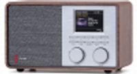 Pinell Supersound 201W Tafelradio DAB+ Internetradio BT Streaming - Walnoot