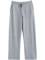 Chinti & Parker pantalon de jogging en cachemire à logo brodé - Gris