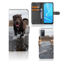 OPPO A72 | OPPO A52 Telefoonhoesje met Pasjes Honden Labrador - thumbnail