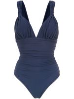 Brigitte 'Eli' draped swimsuit - Bleu