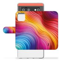 Google Pixel 6 Telefoonhoesje met Naam Panda Color - thumbnail