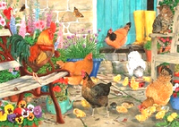 Hen Pecked Puzzel 1000 Stukjes