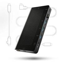 Twelve South 2892 Staygo USB-C hub voor type C MacBooks, laptops en iPad Pro, met 1 m desktopkabel + opbergbare kabel voor thuis, kantoor of onderweg