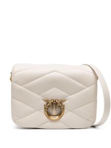 PINKO sac porté épaule Love Click matelassé - Blanc