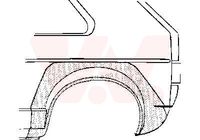 Zijwand VAN WEZEL, Inbouwplaats: Rechts achter, u.a. fÃ¼r VW
