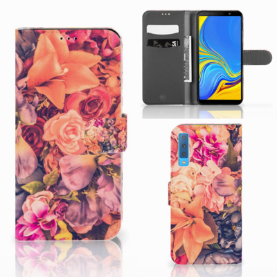 Samsung Galaxy A7 (2018) Hoesje Bosje Bloemen