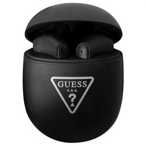 Guess GUTWST82TRK Triangle Logo TWS Oortelefoon - Zwart