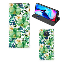 Motorola Moto G9 Play Smart Cover Orchidee Groen