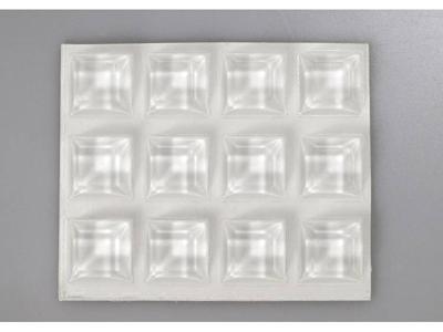 TOOLCRAFT 2205C12-C Apparaatvoet Zelfklevend, Vierkant Transparant (Ø x h) 20.5 mm x 7.5 mm 12 stuk(s)