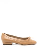 Sarah Chofakian ballerines Martina en cuir - Marron - thumbnail