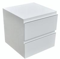 Wiesbaden Ladekast 450x450 hoogglans wit gelakt