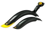 Simpla spatbordenset Kido Pro 20 inch zwart/geel