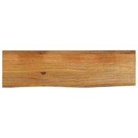 vidaXL Tafelblad met natuurlijke rand 110x20x3,8 cm massief mangohout