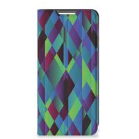 Xiaomi Redmi Note 10/10T 5G | Poco M3 Pro Stand Case Abstract Green Blue