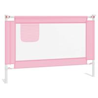 The Living Store Bedhekje peuter 100x25 cm stof roze The Living Store