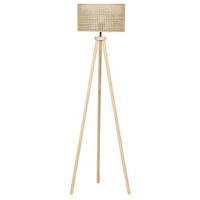 Beliani - PENTON - Staande lamp - Natuurlijk - Rotan - thumbnail