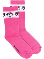 Chiara Ferragni chaussettes 3/4 à motif Eyelike - Rose - thumbnail