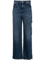 MARANT ÉTOILE straight-leg cotton jeans - Bleu