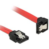 Delock SATA-kabel SATA III -> SATA down St/0,50m rode clip