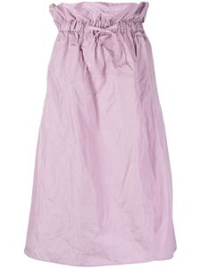 RED Valentino jupe mi-longue à taille froncée - Violet