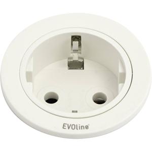 EVOline 159280004300 Inbouwstekkerdoos 1-voudig Wit 1 stuk(s)