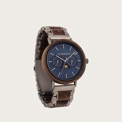 Houten Horloge Cobalt Acacia